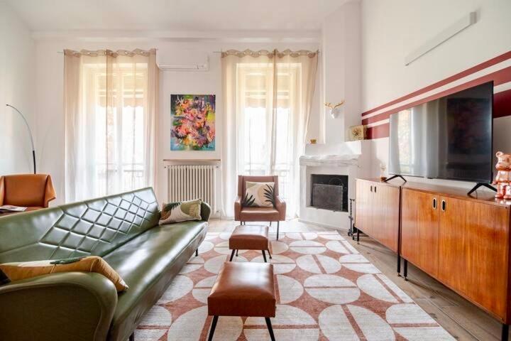 149 Borgo Ticino Suite Attico Di Lusso Con Terrazzo E Parking Privato Pavia Eksteriør billede
